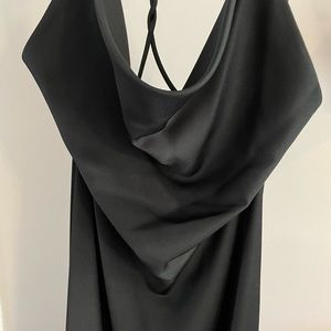 BCBG Maxazria Black Silk Dress